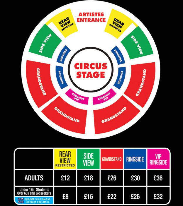 Circus Vegas Seating Circus Vegas Uk